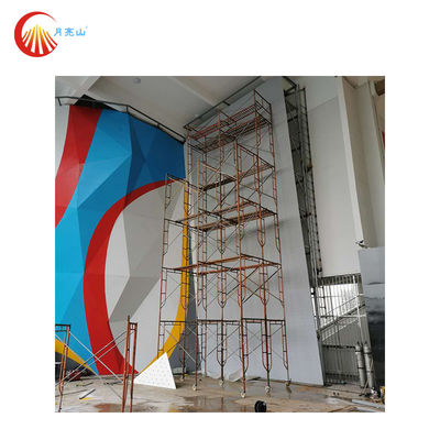 Outdoor Adventure Artificial Rock Climbing Wall Panels 3D Board ROHS Approved