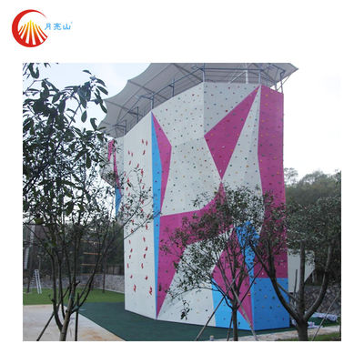 Outdoor Adventure Artificial Rock Climbing Wall Panels 3D Board ROHS Approved