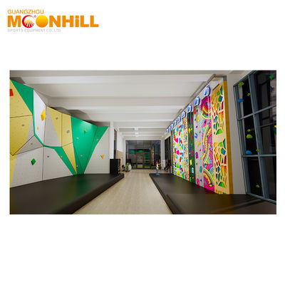 City Park Amusement Indoor Climbing Structures Anti UV Rock Climbing Wall Panels