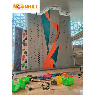 Easy Installation Kids Climbing Wall Exciting Multi Color Lightweight