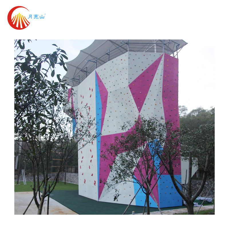 Outdoor Adventure Artificial Rock Climbing Wall Panels 3D Board ROHS Approved