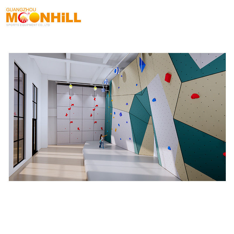 Waterproof Rock Climbing Wall Panels Theme Park Fitness Rock Climbing Training Wall