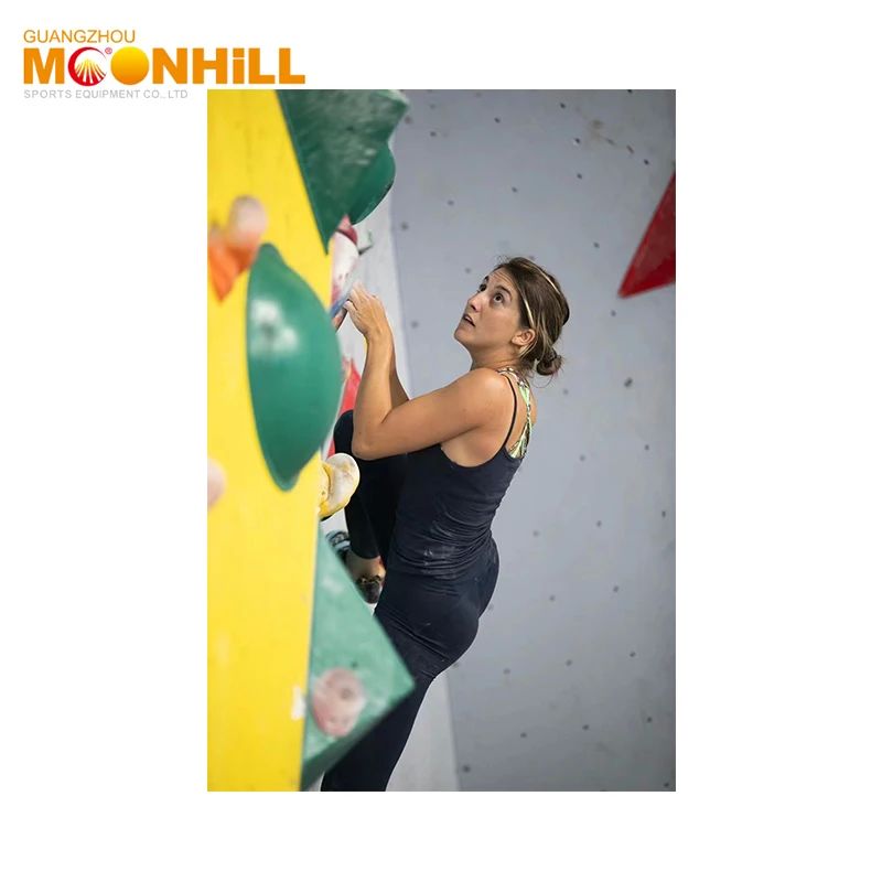 Scene Indoor Rock Climbing Wall Customized  Color